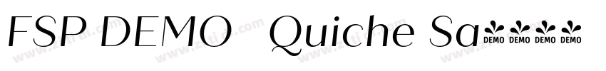FSP DEMO   Quiche Sa字体转换
